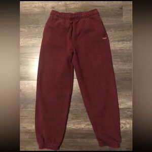 TNA Burgundy Mega Fit Sweatpants